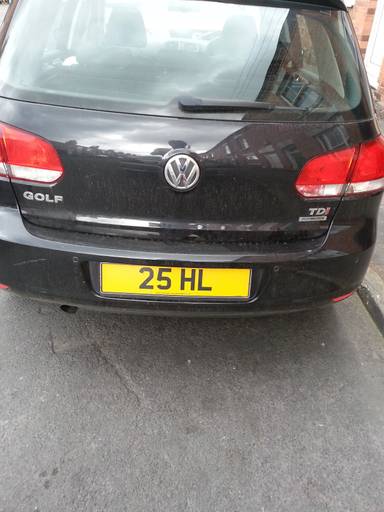 UK Number Plate 25 HL