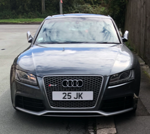 UK Number Plate 25 JK