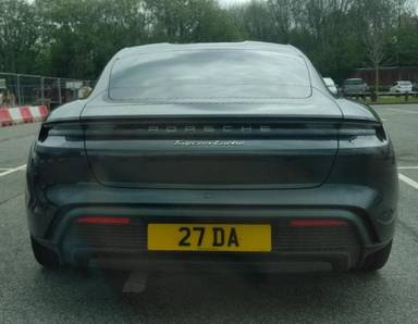 UK Number Plate 27 DA