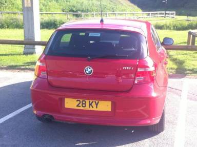 UK Number Plate 28 KY