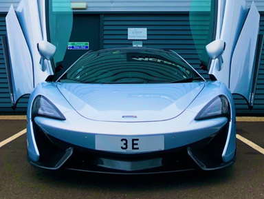 UK Number Plate 3 E
