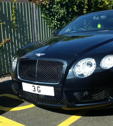 UK Number Plate 3 G