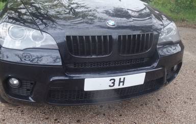 UK Number Plate 3 H