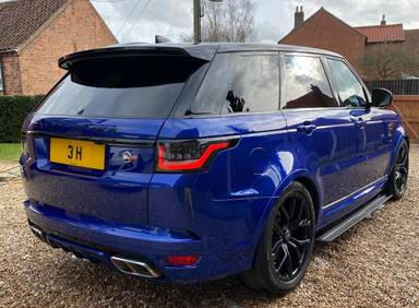 UK Number Plate 3 H