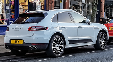 UK Number Plate 3 KY