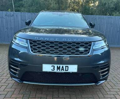 UK Number Plate 3 MAD
