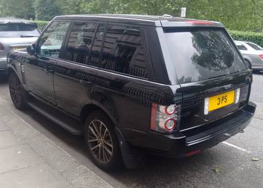 UK Number Plate 3 PS
