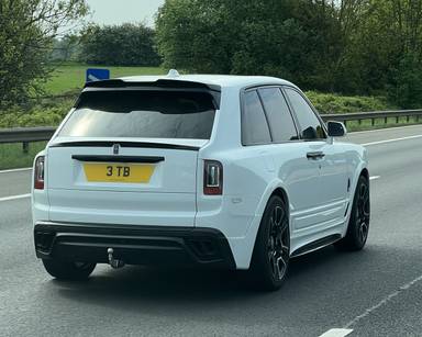 UK Number Plate 3 TB