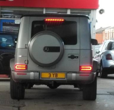 UK Number Plate 3 YP