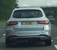 UK Number Plate 30 NC