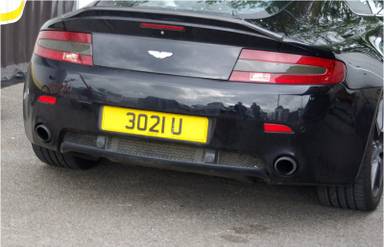 UK Number Plate 3021 U