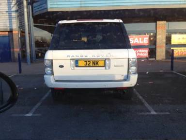 UK Number Plate 32 NK