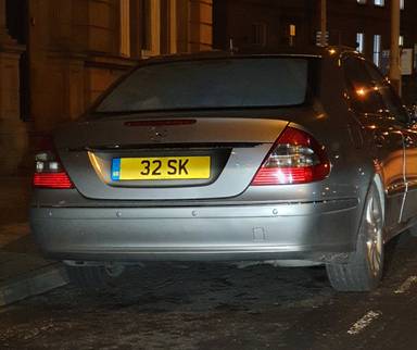 UK Number Plate 32 SK