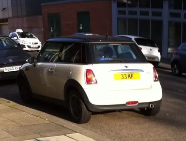 UK Number Plate 33 KF