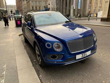 UK Number Plate 33 L
