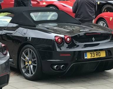 UK Number Plate 33 RO
