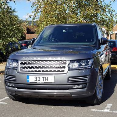 UK Number Plate 33 TH