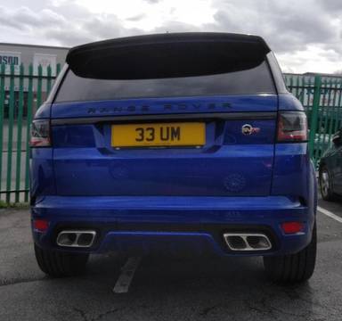 UK Number Plate 33 UM