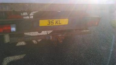 UK Number Plate 35 KL