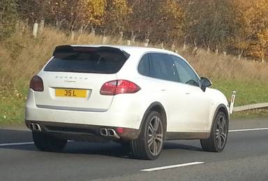 UK Number Plate 35 L