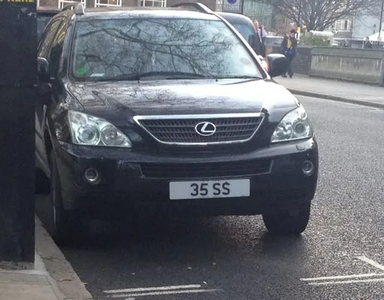 UK Number Plate 35 SS