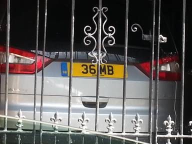 UK Number Plate 36 MB