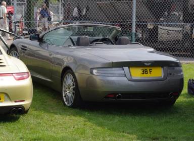 UK Number Plate 38 F on a 2023 Grey Bentley