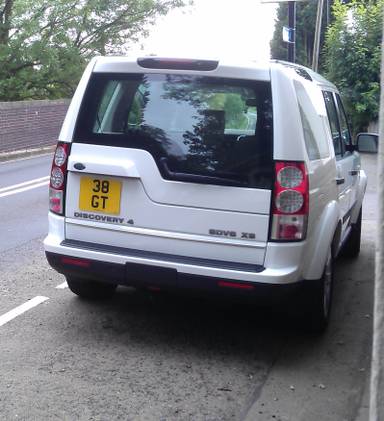 UK Number Plate 38 GT