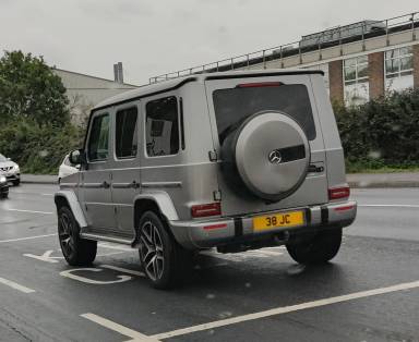 UK Number Plate 38 JC