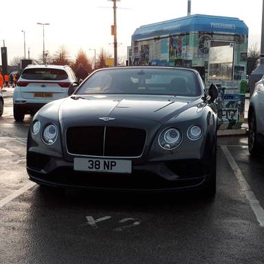 UK Number Plate 38 NP
