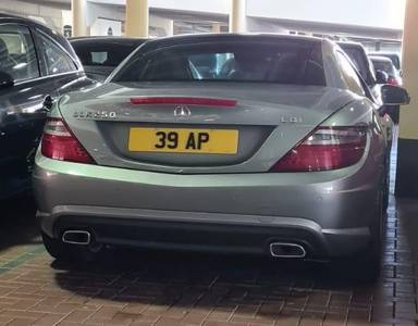 UK Number Plate 39 AP