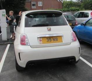 UK Number Plate 39 NB