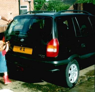 UK Number Plate 4 A