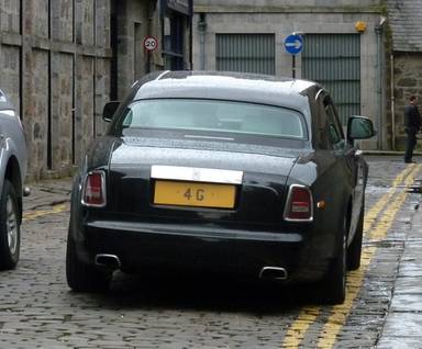 UK Number Plate 4 G