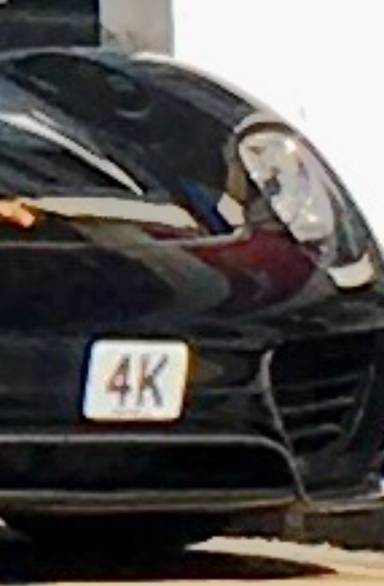 UK Number Plate 4 K