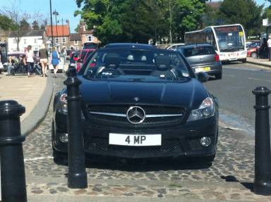 UK Number Plate 4 MP