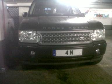 UK Number Plate 4 N