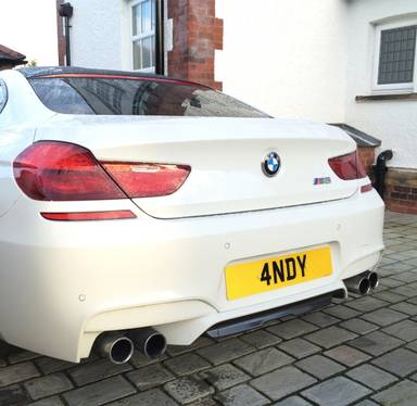 UK Number Plate 4 NDY