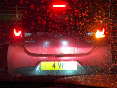 UK Number Plate 4 VP