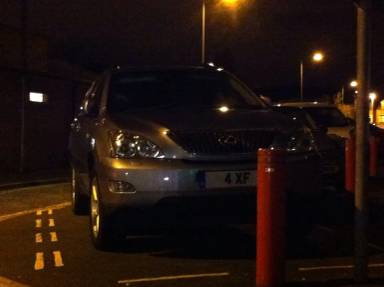 UK Number Plate 4 XF