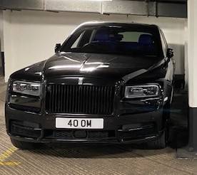 UK Number Plate 40 OM