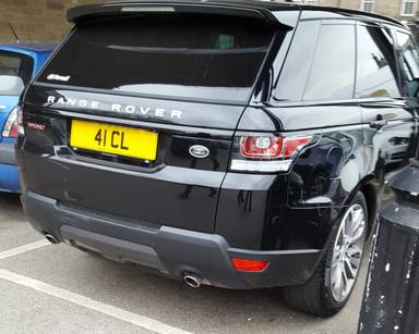 UK Number Plate 41 CL