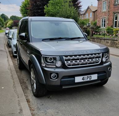 UK Number Plate 41 PD