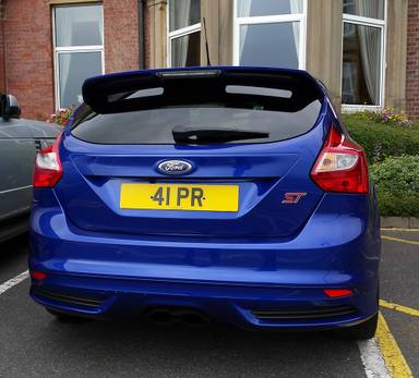 UK Number Plate 41 PR