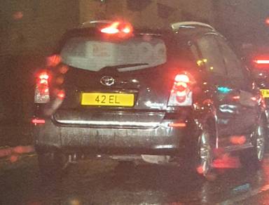 UK Number Plate 42 EL