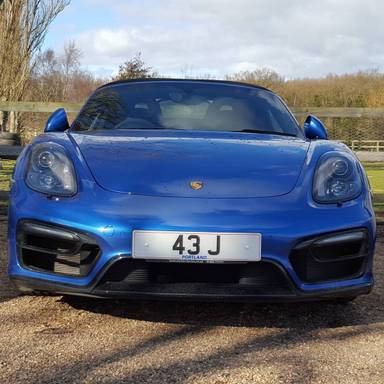 UK Number Plate 43 J