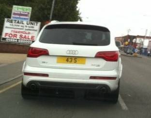 UK Number Plate 43 S