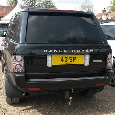 UK Number Plate 43 SP