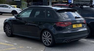 UK Number Plate 43 T