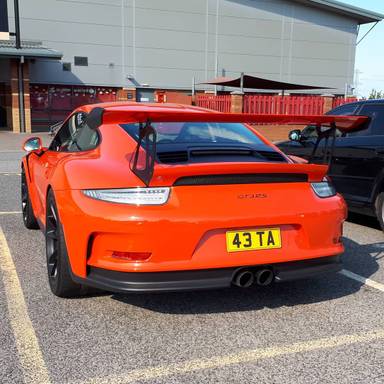 UK Number Plate 43 TA
